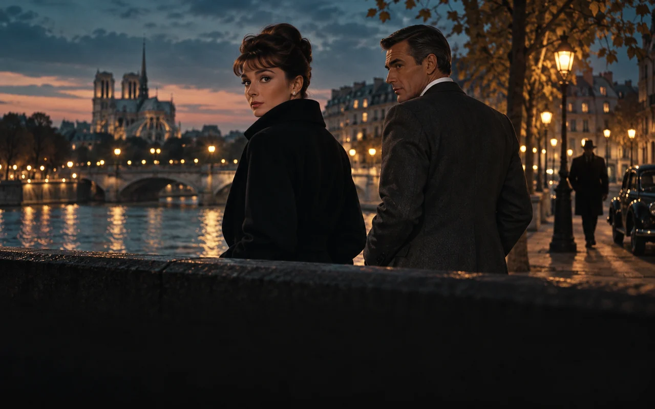 Ilustración promocional de Charada