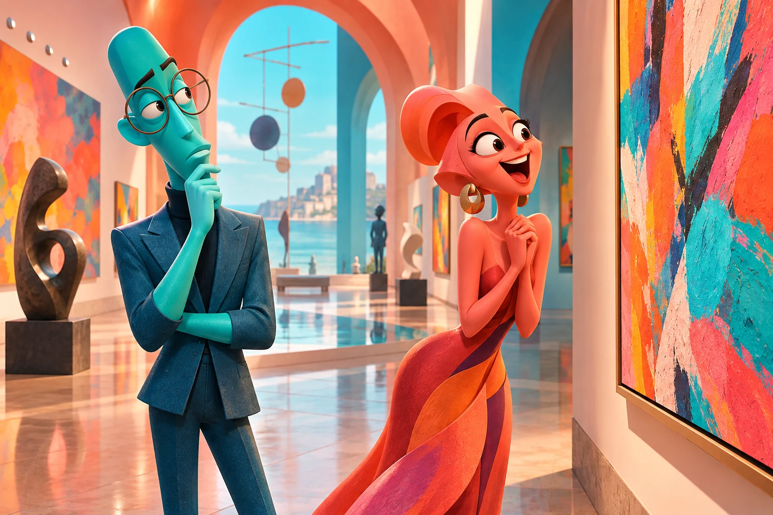 Ilustración promocional de Glass Half